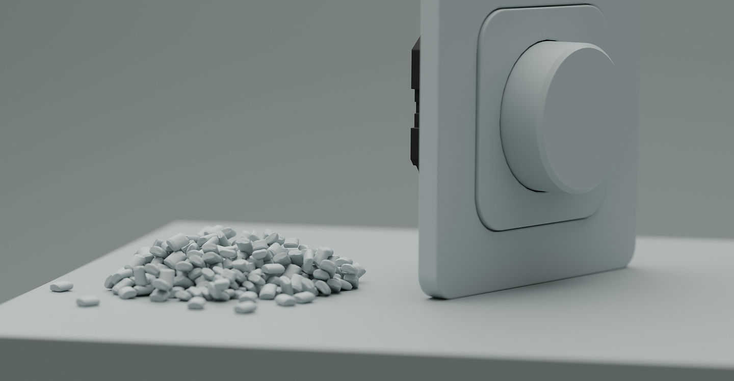 Plastgranulat och färdig produkt